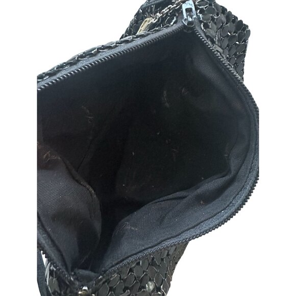 WHITING AND DAVIS Black Vintage Metal Cocktail Clutch Bag - Picture 9 of 10